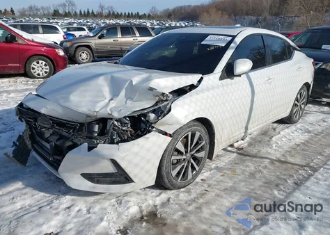 2022 Nissan Sentra Sv Xtronic Cvt z USA, uszkodzony, nr VIN 3N1AB8CVXNY222744